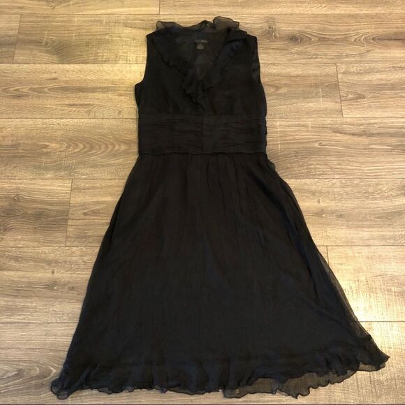 W.D.N.Y. Little Black Dress, Size 4, Silk Lining - Picture 2 of 7